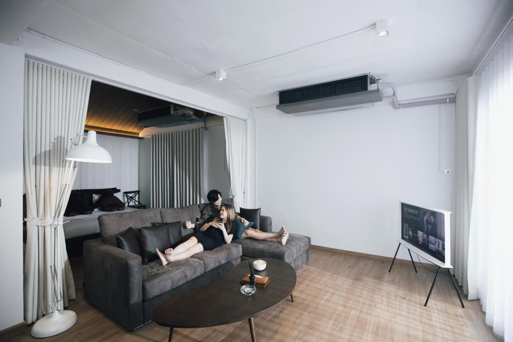 The Lair Bangkok - 3Mins Walk To Icon Siam Apartment Exterior photo